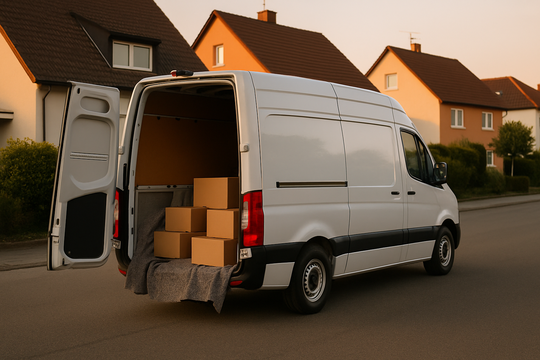 Express Möbeltransport Salzgitter – weißer Mercedes Sprinter
